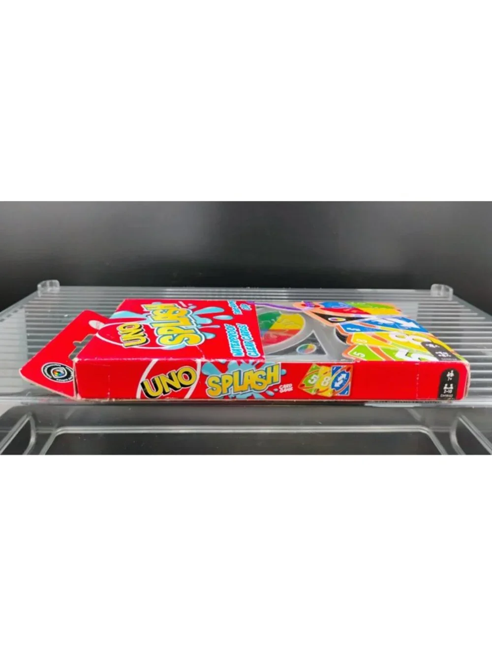 UNO Splash Waterproof Card Game With Clear Plastic Cards